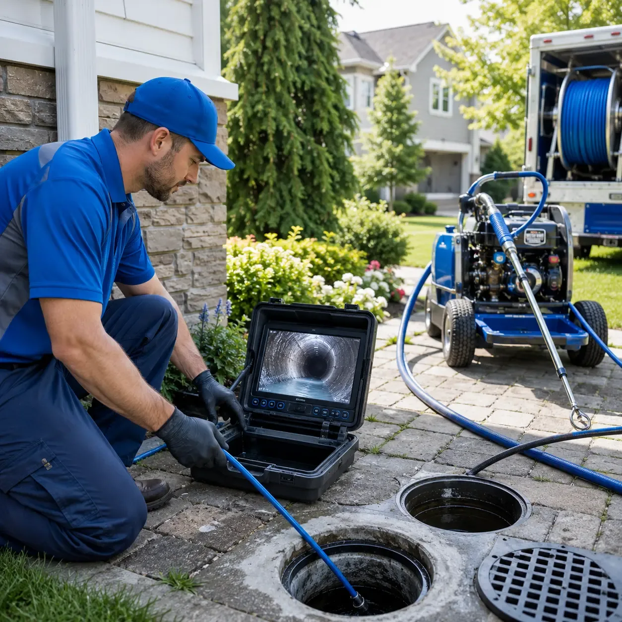 Outdoor drain cleaning professionals serving Bitely, MI